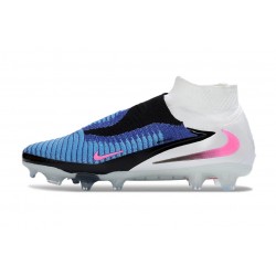 Scarpa Nike Phantom 6 Elite High Cut FG Blu Racer Rosa Blast Bianco