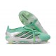 Scarpa Adidas Predator 26 Elite Tongue FG Verde Argento