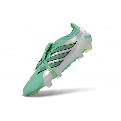 Scarpa Adidas Predator 26 Elite Tongue FG Verde Argento