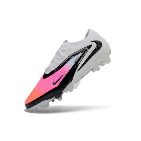 Nike Scarpa Phantom 6 Elite Low FG Bianco Rosa