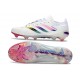 Scarpa da Calcio Adidas Predator Elite L FG Bianco Rosa