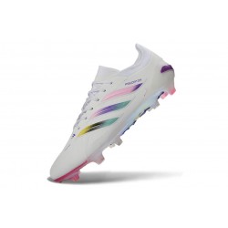 Scarpa da Calcio Adidas Predator Elite L FG Bianco Rosa