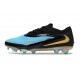 Nike Scarpa Phantom 6 Elite Low FG Blu Nero Oro