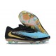 Nike Scarpa Phantom 6 Elite Low FG Blu Nero Oro