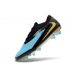Nike Scarpa Phantom 6 Elite Low FG Blu Nero Oro