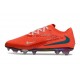Nike Scarpa Phantom 6 Elite Low FG Rosso
