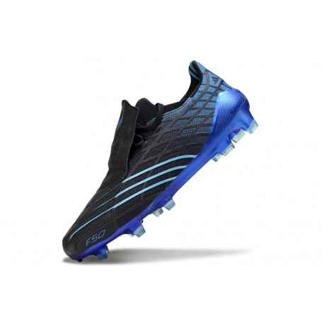 Scarpe da Calcio Adidas F50 Spider Elite FG Nero Blu Azzurro Indaco Edizione Limitata