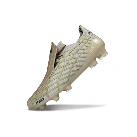 Scarpe da Calcio Adidas F50 Spider Elite FG Oro Grigio