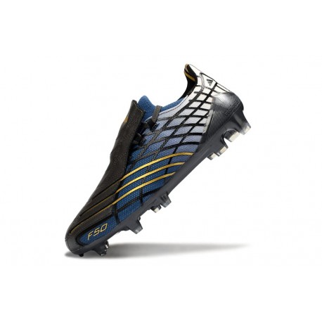 Scarpe da Calcio Adidas F50 Spider Elite FG Nero Blu Bianco