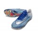 Nike Zoom Mercurial Vapor 17 Elite Terreni Duri FG Blu Argento