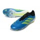 Scarpa da Calcio Adidas Predator Elite L FG Blu Verde Lime