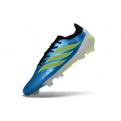 Scarpa da Calcio Adidas Predator Elite L FG Blu Verde Lime
