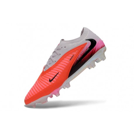 Nike Scarpa Phantom 6 Elite Low FG Arancione Corallo Nero Grigio