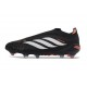 Adidas Scarpe Predator Elite Laceless FG Nero Bianco