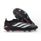 Adidas Scarpe Predator Elite Laceless FG Nero Bianco
