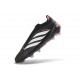 Adidas Scarpe Predator Elite Laceless FG Nero Bianco