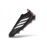 Adidas Scarpe Predator Elite Laceless FG Nero Bianco