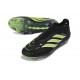 Adidas Scarpe Predator Elite Laceless FG Nero Verde Lime