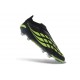 Adidas Scarpe Predator Elite Laceless FG Nero Verde Lime