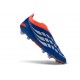 Adidas Scarpe Predator Elite Laceless FG Blu Arancione Verde Lime