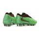 Nike Scarpa Phantom 6 Elite Low FG Verde Oro