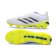 Adidas Scarpe Predator Elite Laceless FG Bianco Giallo Blu