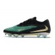Nike Scarpa Phantom 6 Elite Low FG Verde Nero Oro