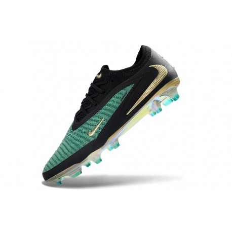 Nike Scarpa Phantom 6 Elite Low FG Verde Nero Oro