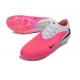Nike Scarpa Phantom 6 Elite Low FG Rosa Bianco