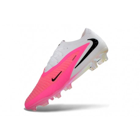 Nike Scarpa Phantom 6 Elite Low FG Rosa Bianco