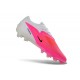 Nike Scarpa Phantom 6 Elite Low FG Rosa Bianco