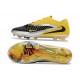Nike Scarpa Phantom 6 Elite Low FG Nero Giallo Argento