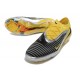 Nike Scarpa Phantom 6 Elite Low FG Nero Giallo Argento
