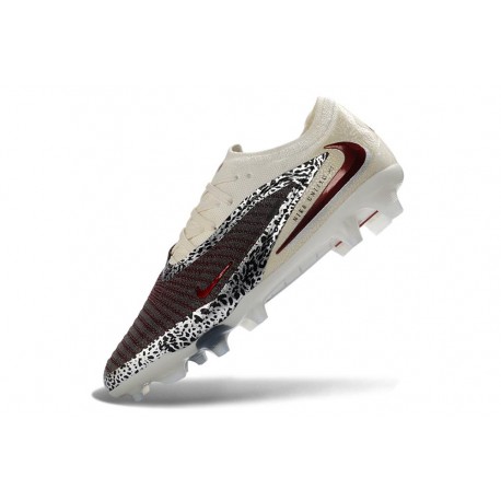 Nike Scarpa Phantom 6 Elite Low FG Rosso Bianco Nero