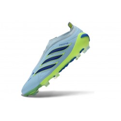 Adidas Scarpe Predator Elite Laceless FG Blu