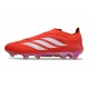 Adidas Scarpe Predator Elite Laceless FG Rosso Bianco