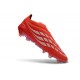 Adidas Scarpe Predator Elite Laceless FG Rosso Bianco