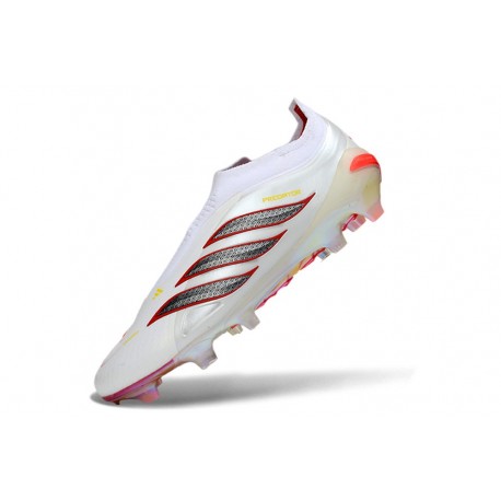 Scarpa da Calcio Adidas Predator Elite LL FG Bianco Rosso Nero
