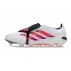 Scarpa Adidas Predator 26 Elite Tongue FG Bianco Rosso Nero