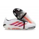 Scarpa Adidas Predator 26 Elite Tongue FG Bianco Rosso Nero