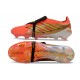 Scarpa Adidas Predator 26 Elite Tongue FG Arancione Oro Nero