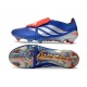 Adidas Predator Elite FT FG Scarpe da Calcio Blu Argento Rosso