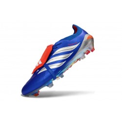Adidas Predator Elite FT FG Scarpe da Calcio Blu Argento Rosso