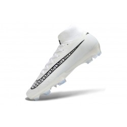 Scarpe da Calcio Nike Mercurial Superfly 10 Elite FG Bianco Nero