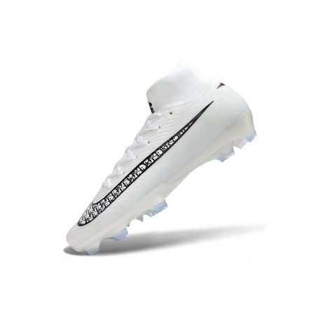 Scarpe da Calcio Nike Mercurial Superfly 10 Elite FG Bianco Nero