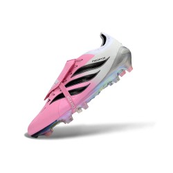 Adidas Predator Elite FT FG Scarpe da Calcio Rosa Nero Bianco