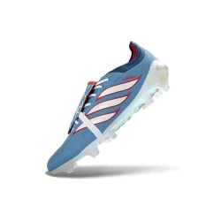 Adidas Predator Elite FT FG Scarpe da Calcio Ray Blu Bianco Rosso