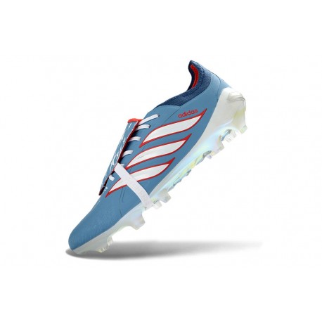 Adidas Predator Elite FT FG Scarpe da Calcio Ray Blu Bianco Rosso