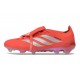 Adidas Predator Elite FT FG Scarpe da Calcio Rosso Argento