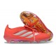 Adidas Predator Elite FT FG Scarpe da Calcio Rosso Argento